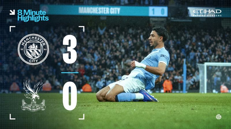 Manchester City 3-0 Crystal Palace