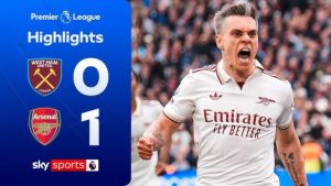 West Ham 0-1 Arsenal: Arsenal tiến sát chức vô địch Ngoại hạng Anh 2025/26